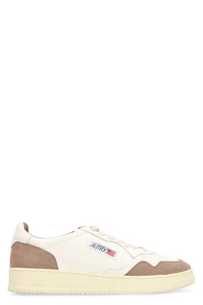 Autry Medalist Leather Low-top Sneakers In Multi