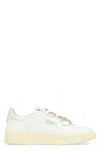 Autry Medalist Leather Low-top Sneakers In White
