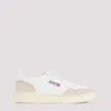 Autry Medalist Low Low-top Leather Sneakers In White