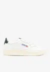 Autry Minimalist Low-top Sneakers With Perforated Detailing In White