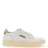 Autry Medalist Leather Low-top Sneakers In White