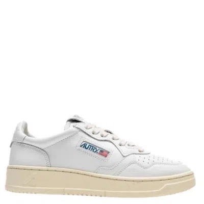 AUTRY AUTRY MEDALIST LEATHER LOW-TOP SNEAKERS