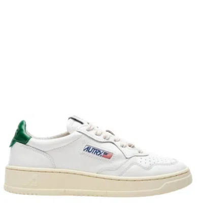 Autry Medalist Leather Low-top Sneakers In White