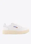 Autry Medalist Leather Low-top Sneakers In White