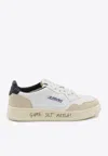 Autry Medalist Leather Low-top Sneakers In White