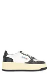 Autry Medalist Leather Platform Sneakers