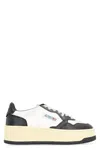 Autry Medalist Leather Platform Sneakers