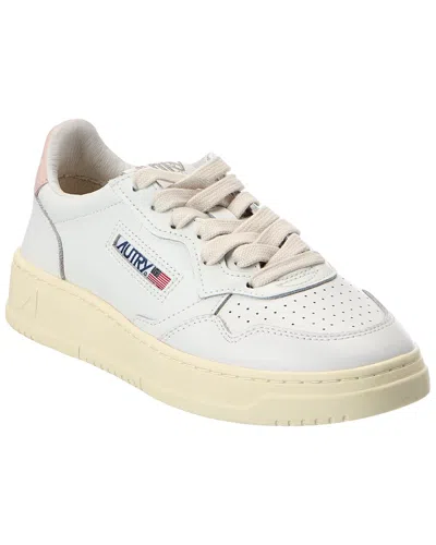 Autry Medalist Leather Sneaker In Animal Print