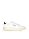 Autry Medalist Sneakers In White And Blue Leather In White