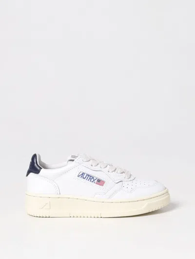 Autry Kids' White Medalist Sneakers In 白色