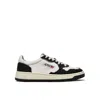 Autry "medalist Low" Leather Sneakers In Black
