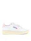 Autry Medalist Low Leat Leat Wht Pink In Blanco
