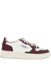 Autry Two-tone Leather Medalist Sneakers In Brown