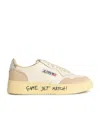 Autry Medalist Leather Sneakers In Multi