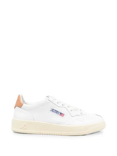 Autry Medalist Leather Sneakers In Multi