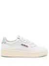 Autry 'medalist Low' White Sneakers With Logo Detail And Heel Tab In White