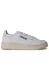 Autry Medalist Low-top Bicolor Leather Sneakers In White