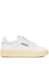 Autry Medalist Leather Sneakers In Black