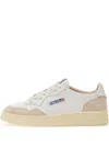 Autry Medalist Leather Sneakers In White