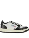 Autry Classic White Sneakers With Leather Detailing In White
