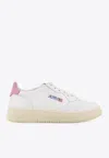 Autry Medalist Leather Sneakers In White