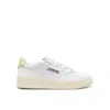 Autry Medalist Leather Sneakers In White
