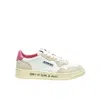 Autry Medalist Leather Sneakers In White