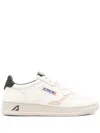 Autry Medalist Leather Sneakers In White