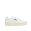 Autry Medalist Leather Sneakers In White