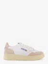 Autry Medalist Leather Sneakers In White