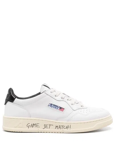 AUTRY MEDALIST LEATHER SNEAKERS