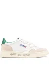 Autry Medalist Low Leather And Suede Sneakers In White