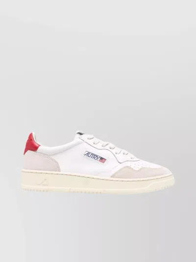 Autry Medalist Leather Suede Sneakers