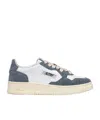 Autry Medalist Leather Suede Sneakers In Blue