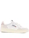 Autry Champion Leather Low-top Sneakers With Rubber Sole In White