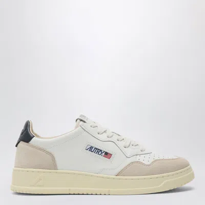 Autry Medalist Leather Trainer In White