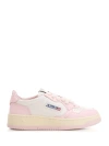 AUTRY MEDALIST LEATHER WHITE\/BLUSH BRIDE SNEAKER