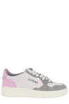Autry Tricolor Suede Medalist Low Sneakers With Padded Collar In Multi
