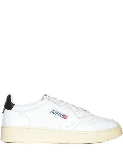 Autry Medalist Logo Leather Trainers