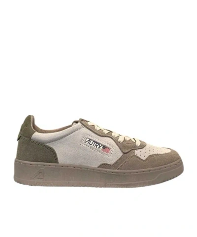 Autry Medalist Logo Patch Low-top Sneakers In Gray