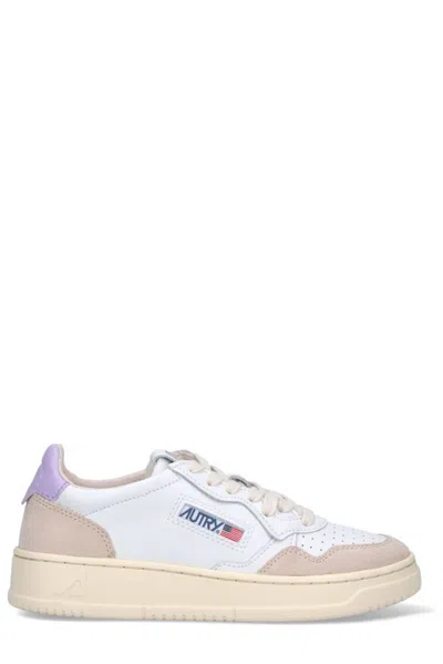 Autry Medalist Logo Patch Trainers In White