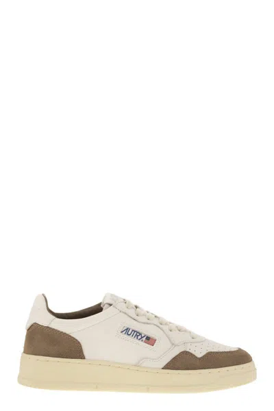 AUTRY AUTRY MEDALIST LOW - LEATHER AND SUEDE SNEAKERS
