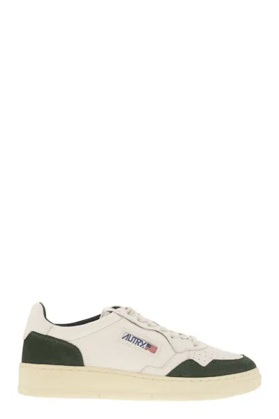 AUTRY AUTRY MEDALIST LOW - LEATHER AND SUEDE SNEAKERS