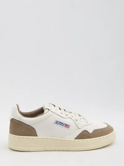AUTRY AUTRY MEDALIST LOW - LEATHER AND SUEDE SNEAKERS