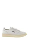Autry White Leather Medalist Sneakers In White