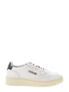 Autry Medalist Low - Leather Sneakers In White