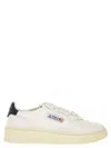 Autry White Lace Up Sneakers In White