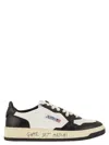 Autry Medalist Low - Leather Trainers With Lettering In White/black