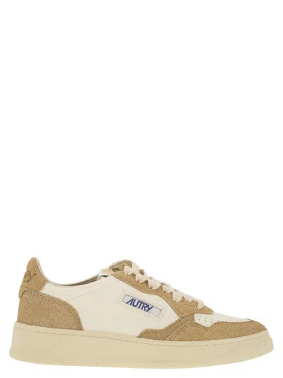 AUTRY MEDALIST LOW - SNEAKERS WITH TWO-TONE GLITTER