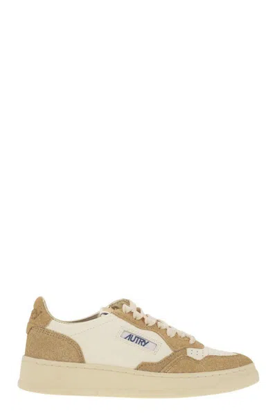AUTRY AUTRY MEDALIST LOW - SNEAKERS WITH TWO-TONE GLITTER